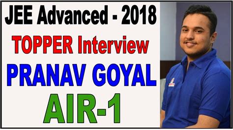 2018 jee advanced topper